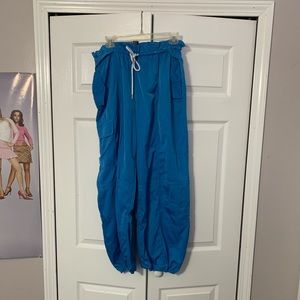 forever 21 blue track pants